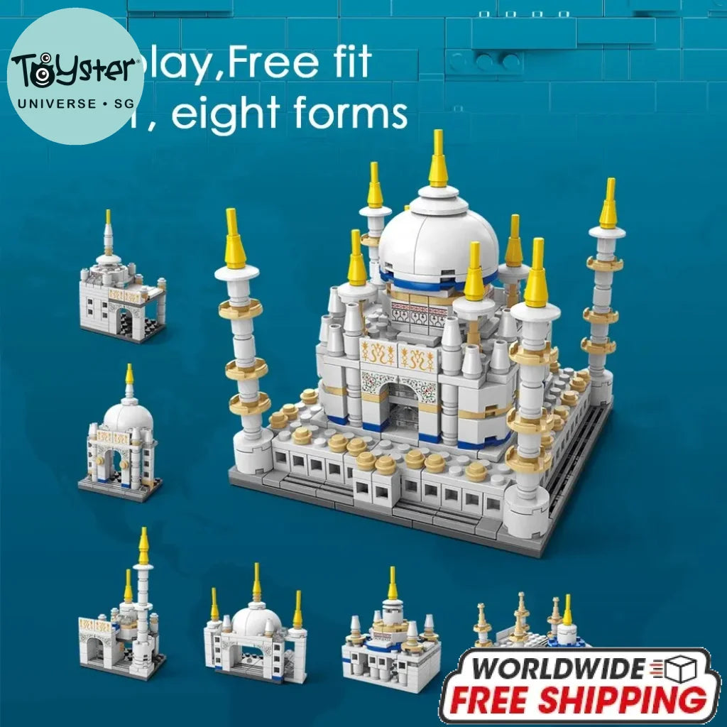 510Pcs Taj Mahal Mini Building Blocks