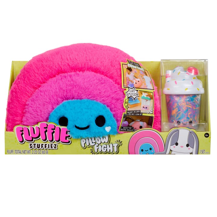 Fluffie Stuffiez Pillow Fight Plush - Rainbow