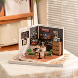 Robotime Rolife Super Creator Daily Inspiration Cafe Plastic DIY Miniature House Kit DW001