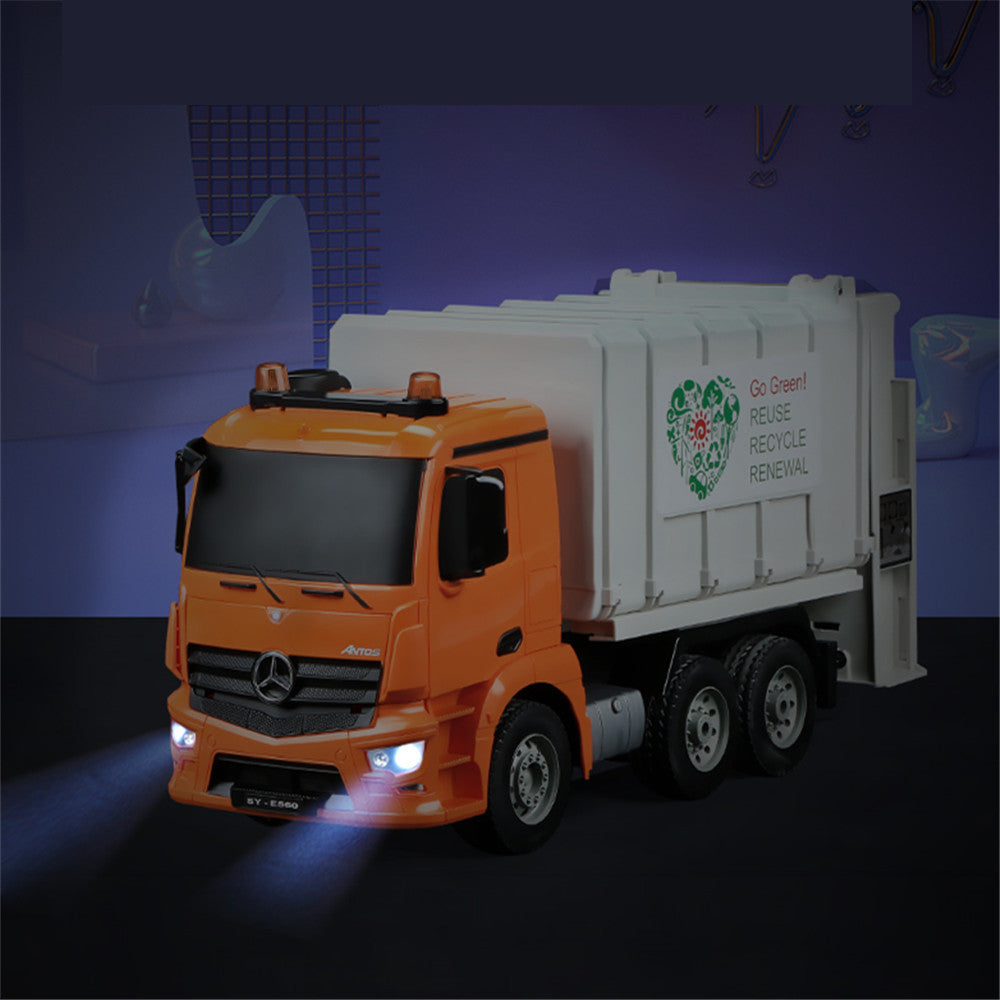 Double E Licensed Mercedes Benz Antos Garbage Truck 1/20 Scale E560-003