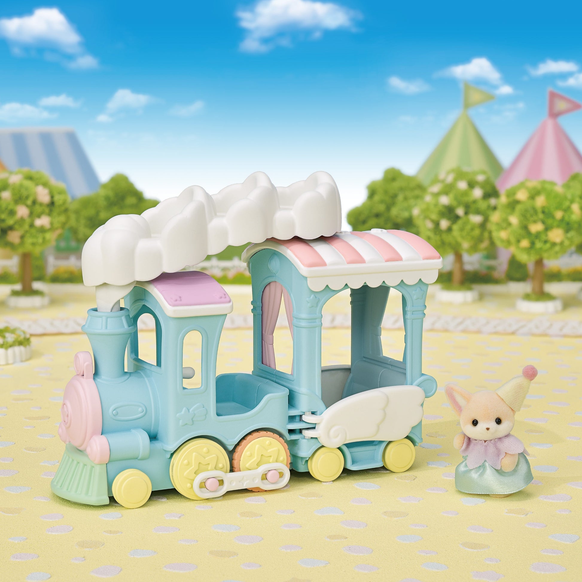 Sylvanian Families Floating Cloud Rainbow Train