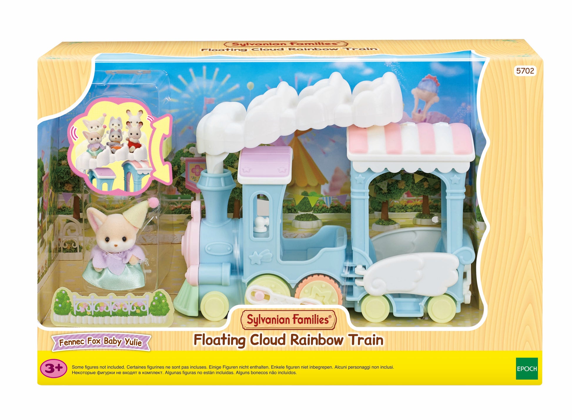 Sylvanian Families Floating Cloud Rainbow Train