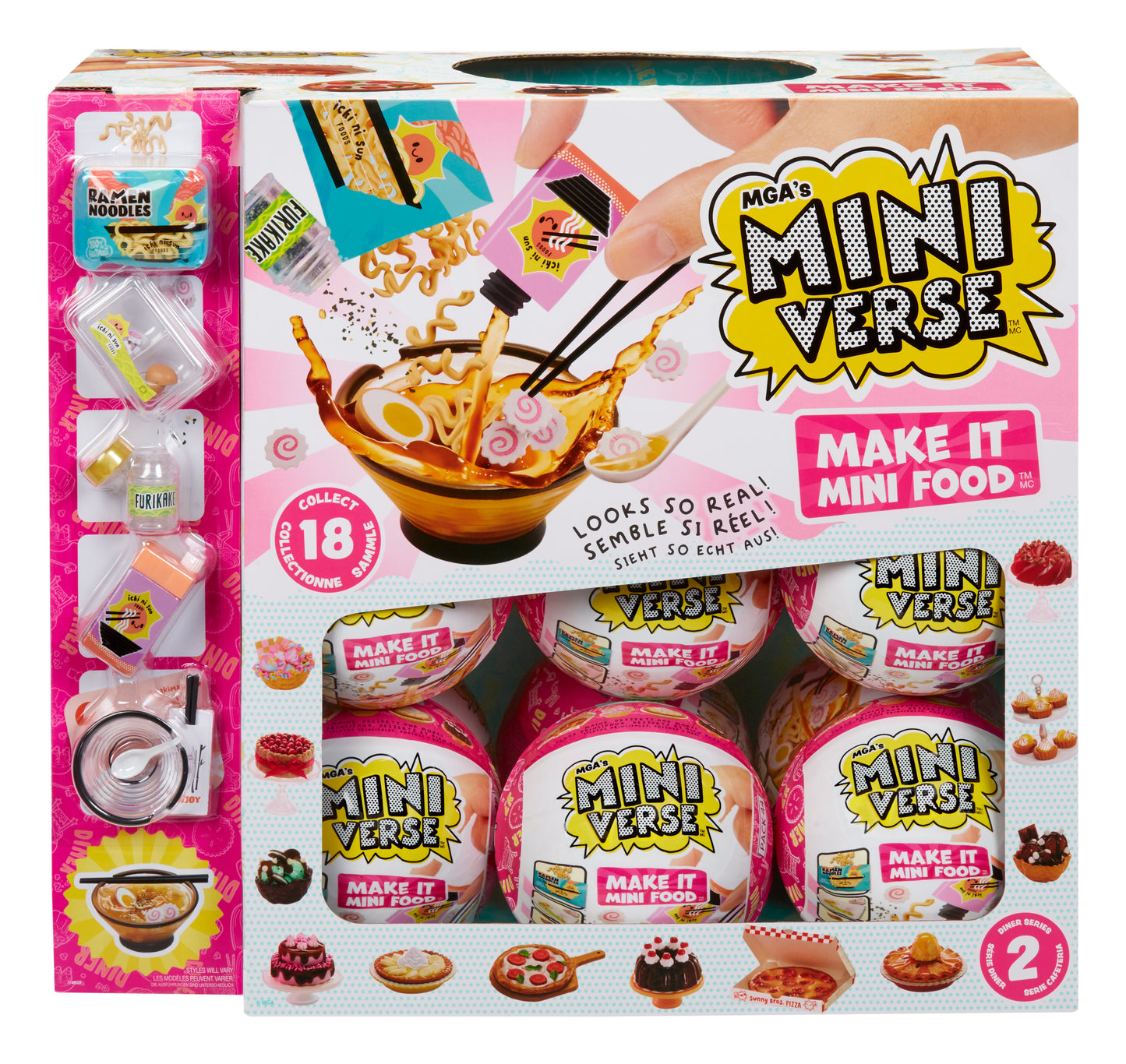 MGA の Miniverse Make It Mini Food Diner シリーズ 2B ミニ コレクタブル