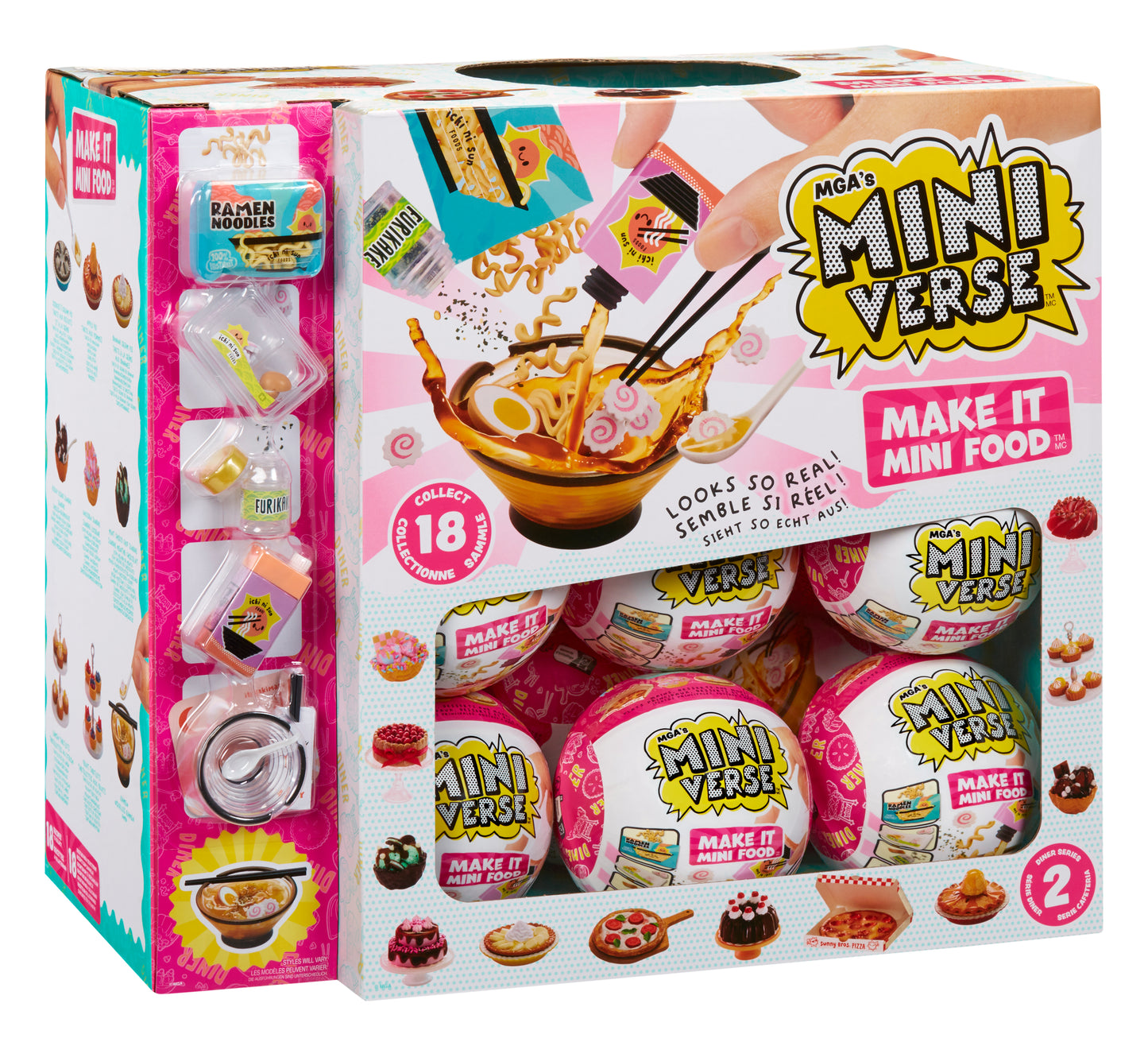 MGA の Miniverse Make It Mini Food Diner シリーズ 2B ミニ コレクタブル