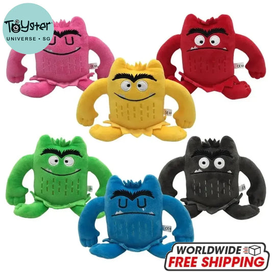 6 Colors The Color Monster Plush