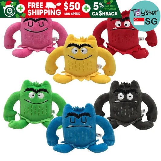 6 Colors The Color Monster Plush