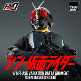 Pre-Order Threezero FigZero 1/6 Phase Variation Batta Augment (SHIN MASKED RIDER)