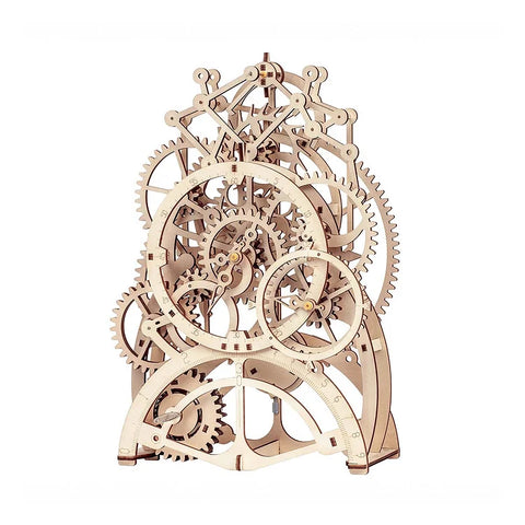 Robotime ROKR Pendulum Clock Mechanical Gears 3D Wooden Puzzle LK501