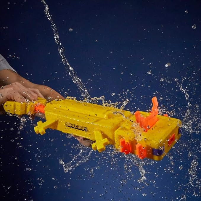 Nerf Super Soaker Minecraft Axolotl