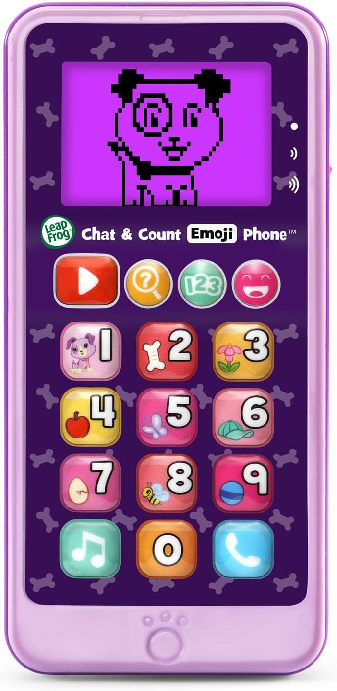 Leap Frog Chat and Count Emoji Phone, Purple