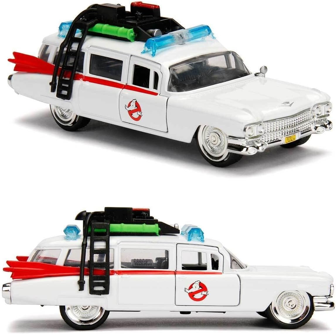 Jada Back To The Future Ghostbusters Time Machine-1:32 Die-Cast Vehicle