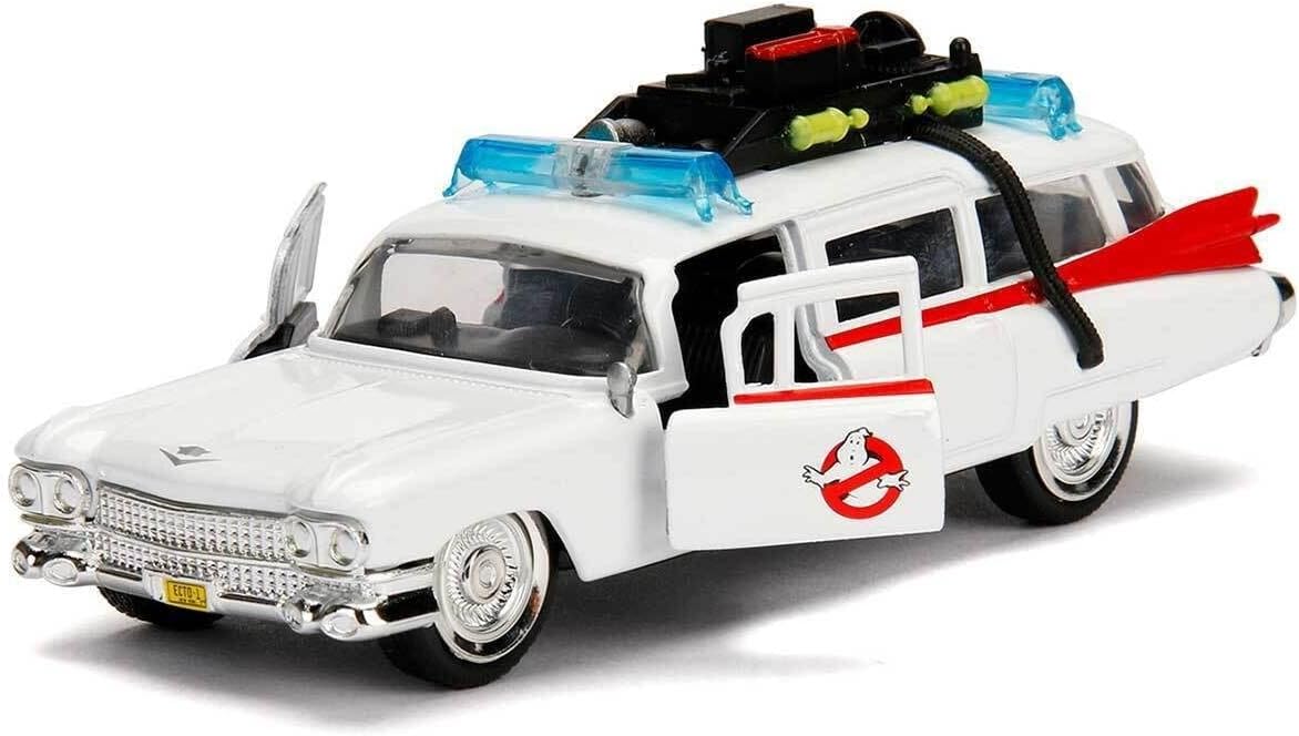 Jada Back To The Future Ghostbusters Time Machine-1:32 Die-Cast Vehicle