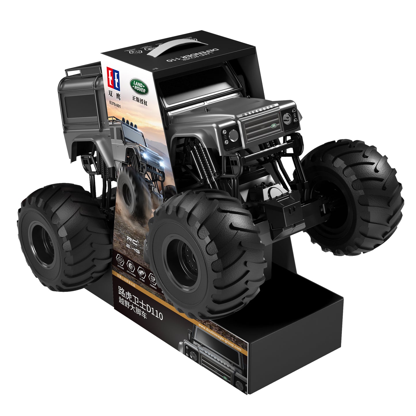 DOUBLE E Land Rover Defender RC 1/6 Big Foot E379