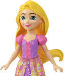 Disney Princess 6 Posable Small Dolls with Sparkling Clothing and 13 Tea Party Accessories