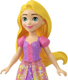 Disney Princess 6 Posable Small Dolls with Sparkling Clothing and 13 Tea Party Accessories