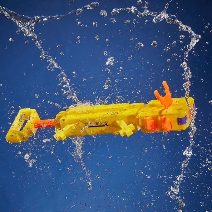 Nerf Super Soaker Minecraft Axolotl