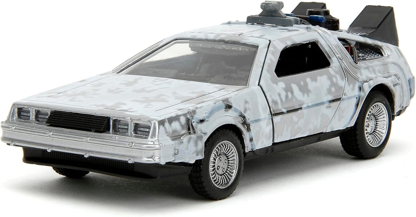 Jada Back To The Future Ghostbusters Time Machine Frost -1:32 Die-Cast Vehicle