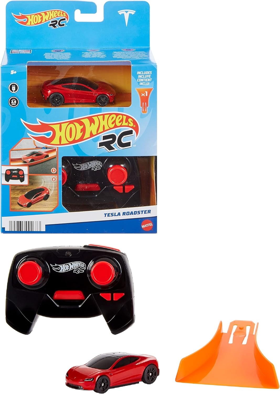 Hot Wheels RC 1:64 Tesla Roadster