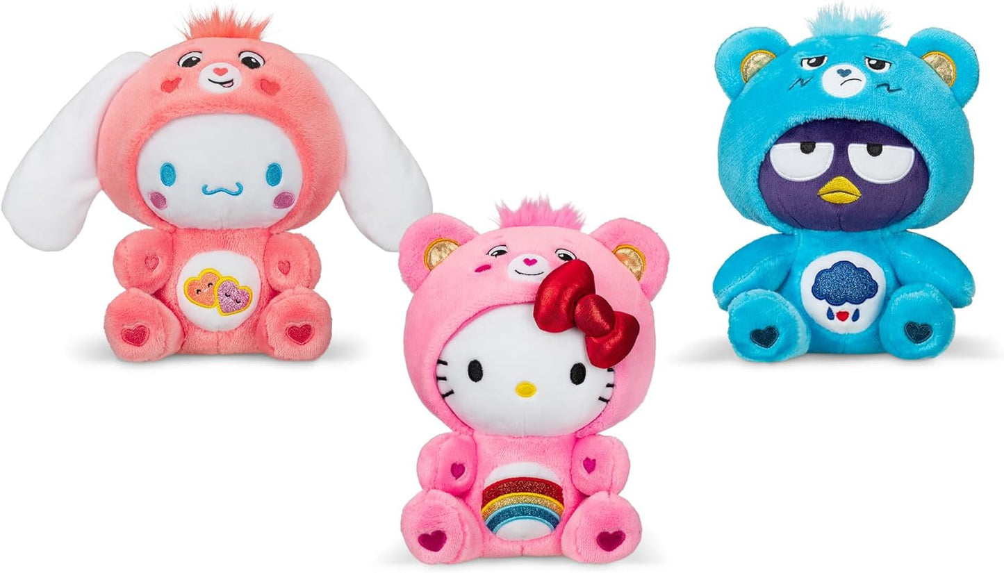 Care Bears Hello Kitty Dressed As Cheer Bear 9"