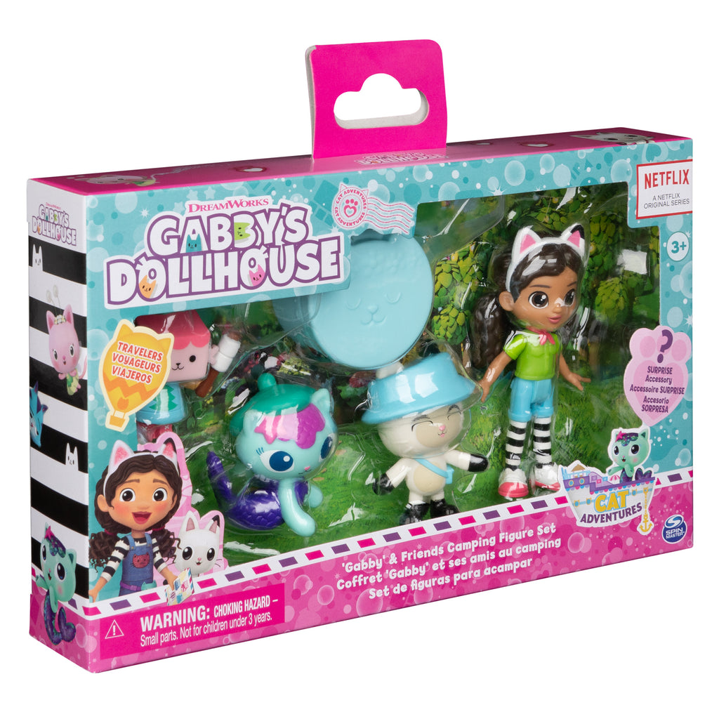 Gabbys Dollhouse, Gabby and Friends Figure Set with Rainbow Doll, dollhouse  gabby 
