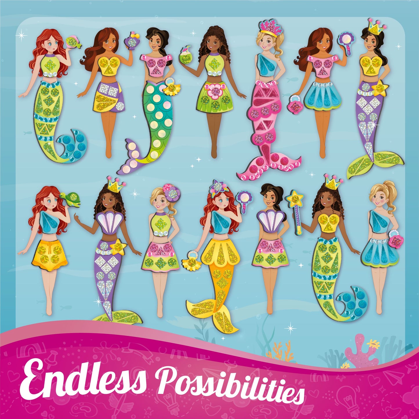 Magnetic Dress-Up Mermaid
