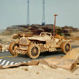 Robotime ROKR Grand Prix Car Scale Model 3D Wooden Puzzle MC401