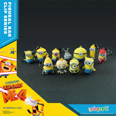 Yolopark Despicable Me 4 - 3D Foam Bag Clip Series