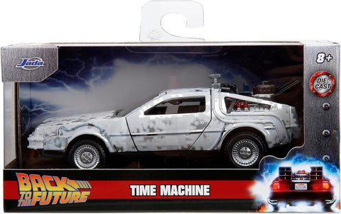 Jada Back To The Future Ghostbusters Time Machine Frost -1:32 Die-Cast Vehicle