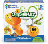 Learning Resources LER9287 Crashapult STEM Challenge Game (13 Piece)