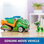 Paw Patrol Toy Garbage Truck Recycler with Rocky Mighty Pups Action Figure, Lights and Sounds