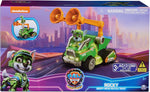 Paw Patrol Toy Garbage Truck Recycler with Rocky Mighty Pups Action Figure, Lights and Sounds