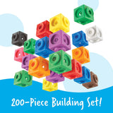 Learning Resources MathLink Cube Big Builder (200 Pieces)