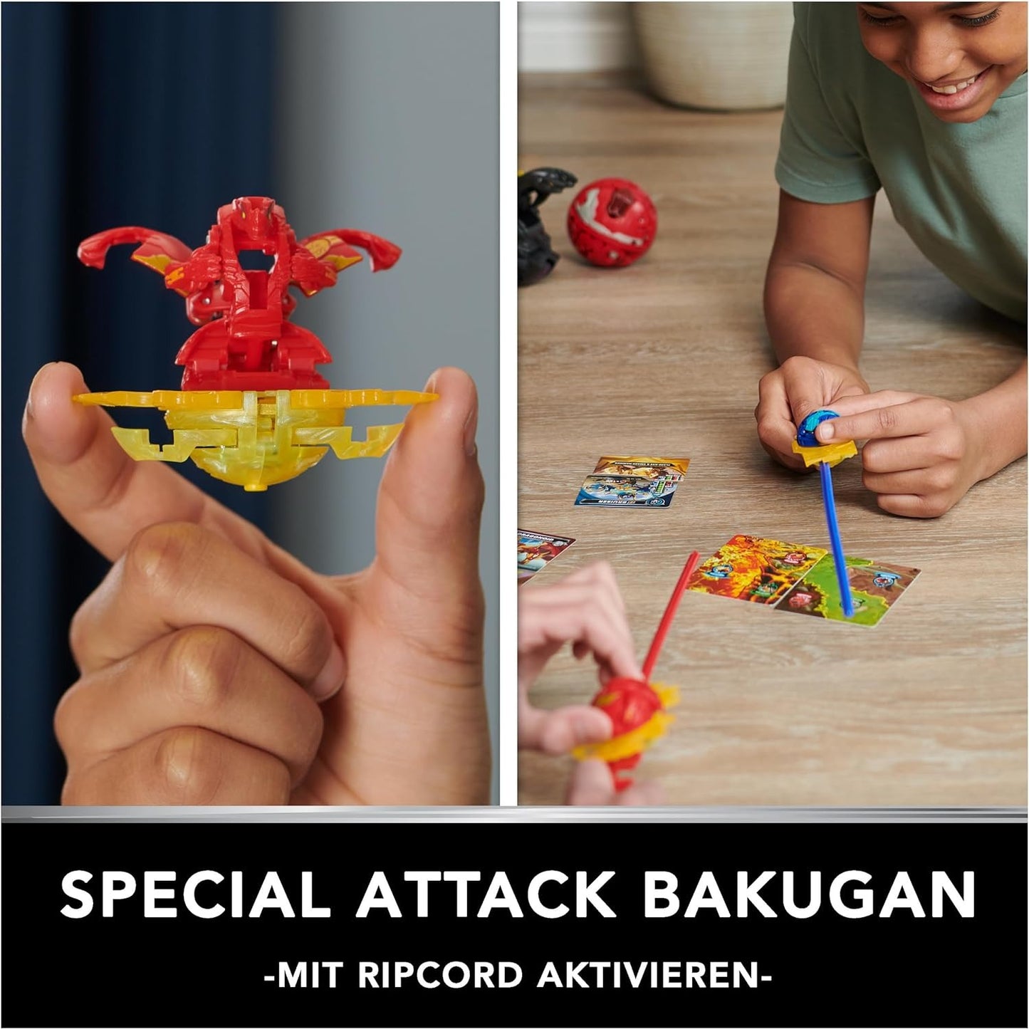 BAKUGAN - Starter Pack - Special Attack DRAGONOID, NILLIOUS & Hammerhead