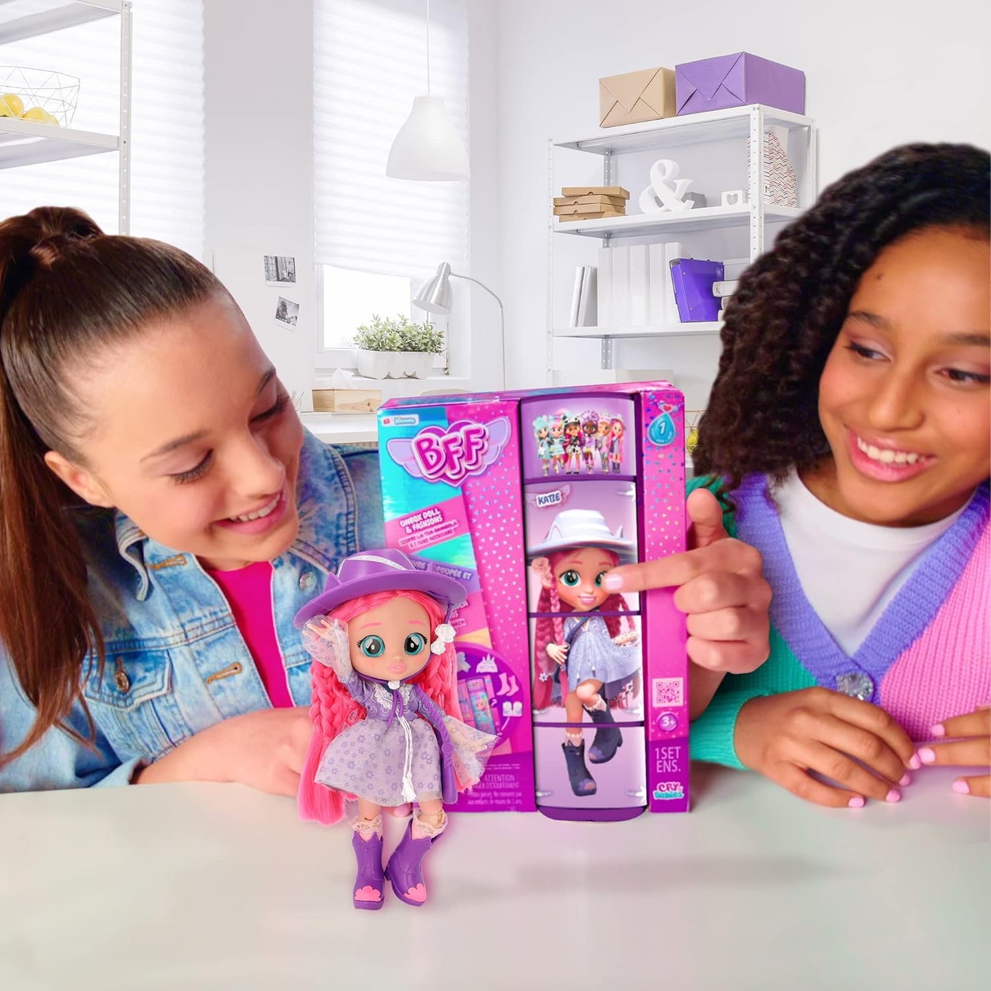 Cry Babies BFF by Katie Fashion Doll with 9+ Surprises