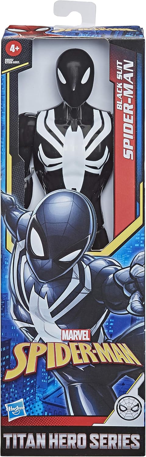 Hasbro Marvel Spider Man Titan Series Black Suit Spider man