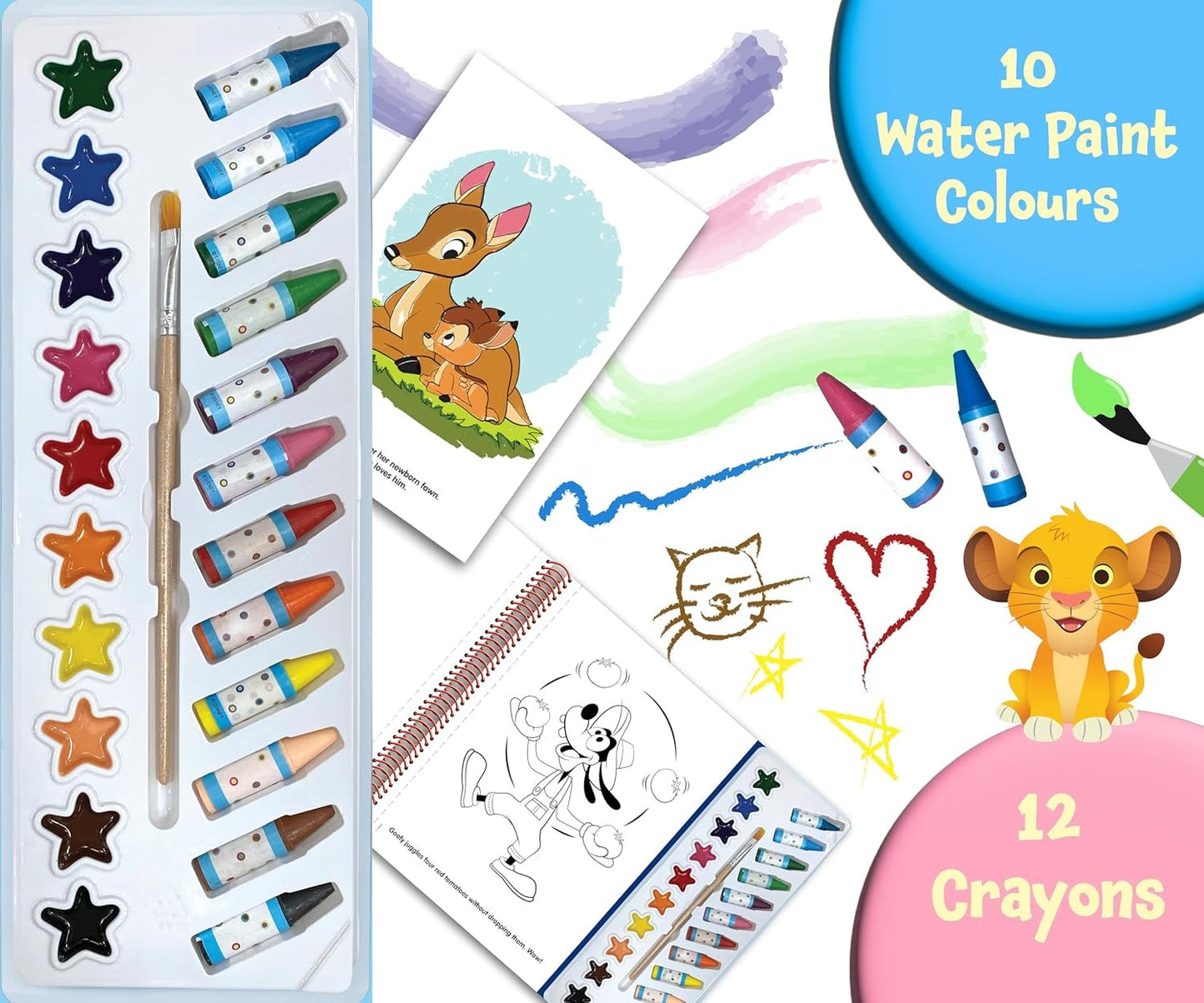 Deluxe Poster Paint & Colour : Disney Baby