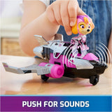 Paw Patrol Airplane Toy with Skye Mighty Pups Action Figure, Lights and Sounds