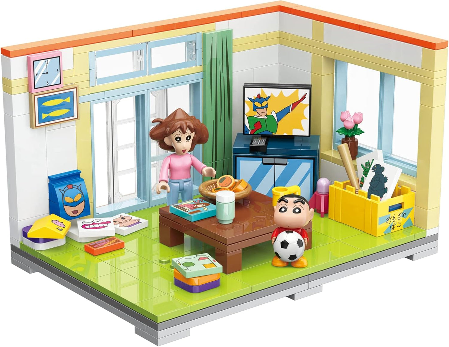 Keeppley The Living Room Of Shinchan's Family