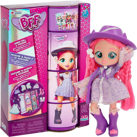 Cry Babies BFF by Katie Fashion Doll with 9+ Surprises