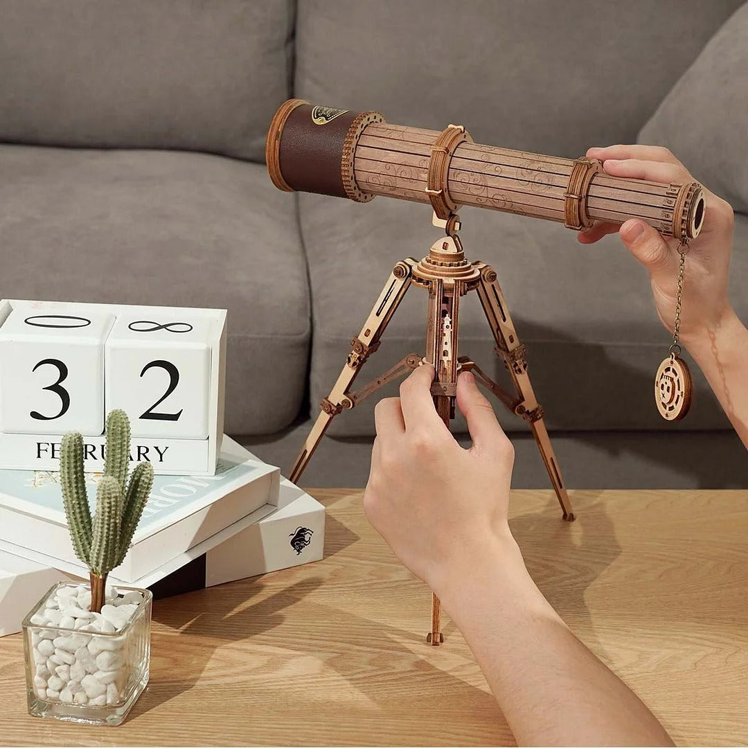 Robotime ROKR Monocular Telescope 3D Wooden Puzzle ST004