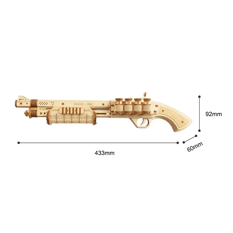 Robotime ROKR Terminator M870 Justice Guard Gun LQ501