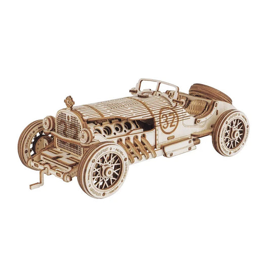 Robotime ROKR Grand Prix Car Scale Model 3D Wooden Puzzle MC401