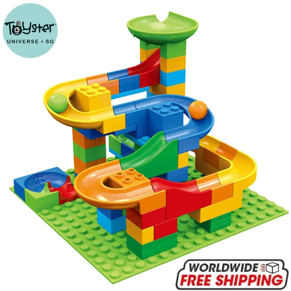 88Pcs Small Size Marble Race Blocks
