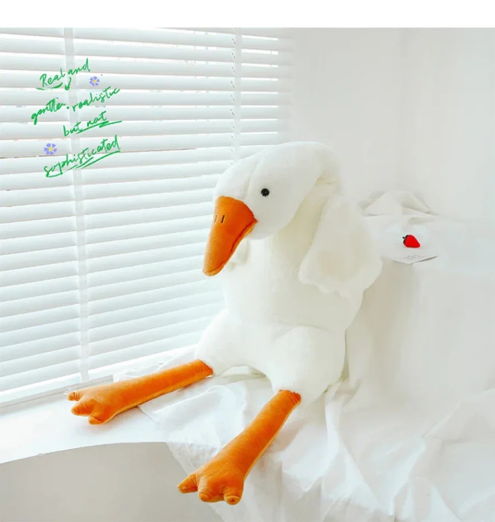 90-190Cm Big White Goose Pillow Plush White / 130Cm