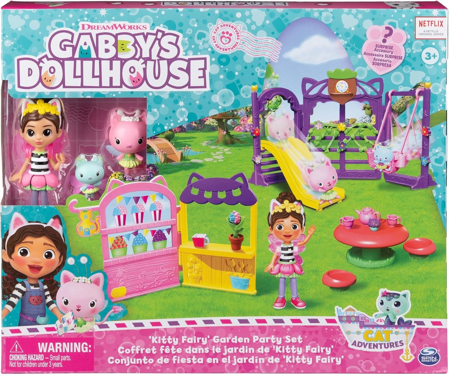 Gabby's Dollhouse Kitty Fairy Garden Party