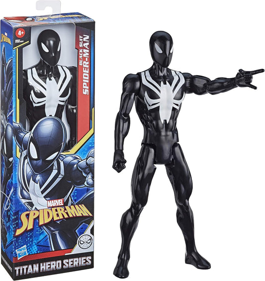 Hasbro Marvel Spider Man Titan Series Black Suit Spider man