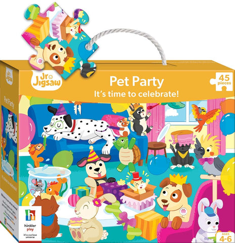 Hinkler Junior Jigsaws: Pet Party
