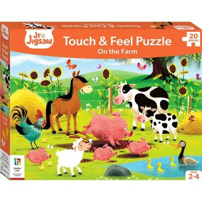 Hinkler Junior Jigsaw Touch and Feel On the Farm