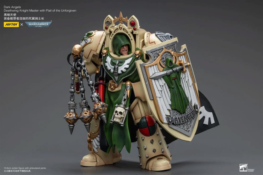 JOYTOY Warhammer 40k Dark Angel Deathwing Knight Master with Flail of the Unforgiven JT9190