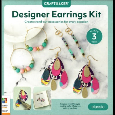 Hinkler Craft Maker Designer Earrings Kit
